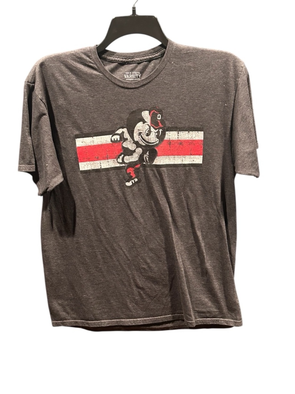Ohio State Buckeyes Brutus Mascot Football Varsity Athletic T-Shirt Adult Large